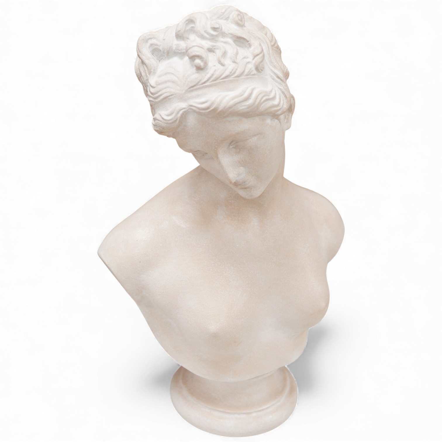 A composite classical bust, 36.5cm high